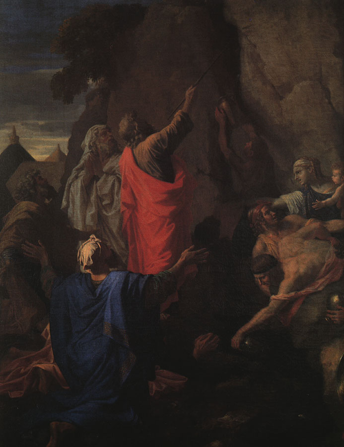 Nicolas Poussin Moses Bringing Forth Water from the Rock